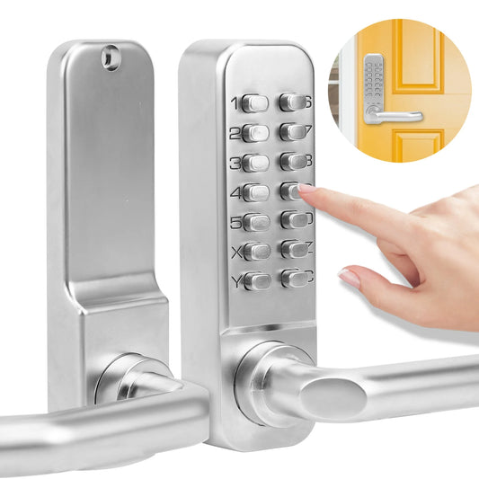 Smart Mechanical Door Lock Digital Password Entry Non‑Power Anti‑Theft Safety Home Accessroy