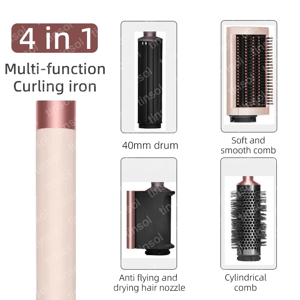 7-in-1 Multi-Function Hair Dryer Curling Iron and Straightener Set—Achieve salon-quality styling results right at home