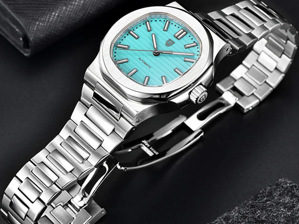 2025latest Pagani design rose gold top luxury automatic men's watch fashion AR Sapphire crystal mechanical watch men's gift10BAR