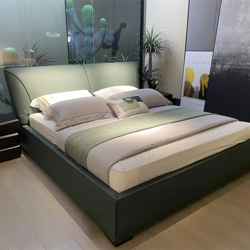 Luxury Bed King Size Wholesale Hotel Bedroom Furniture Set Luxurious Up-holstered Beds Double Fabric Modern Soft Bed