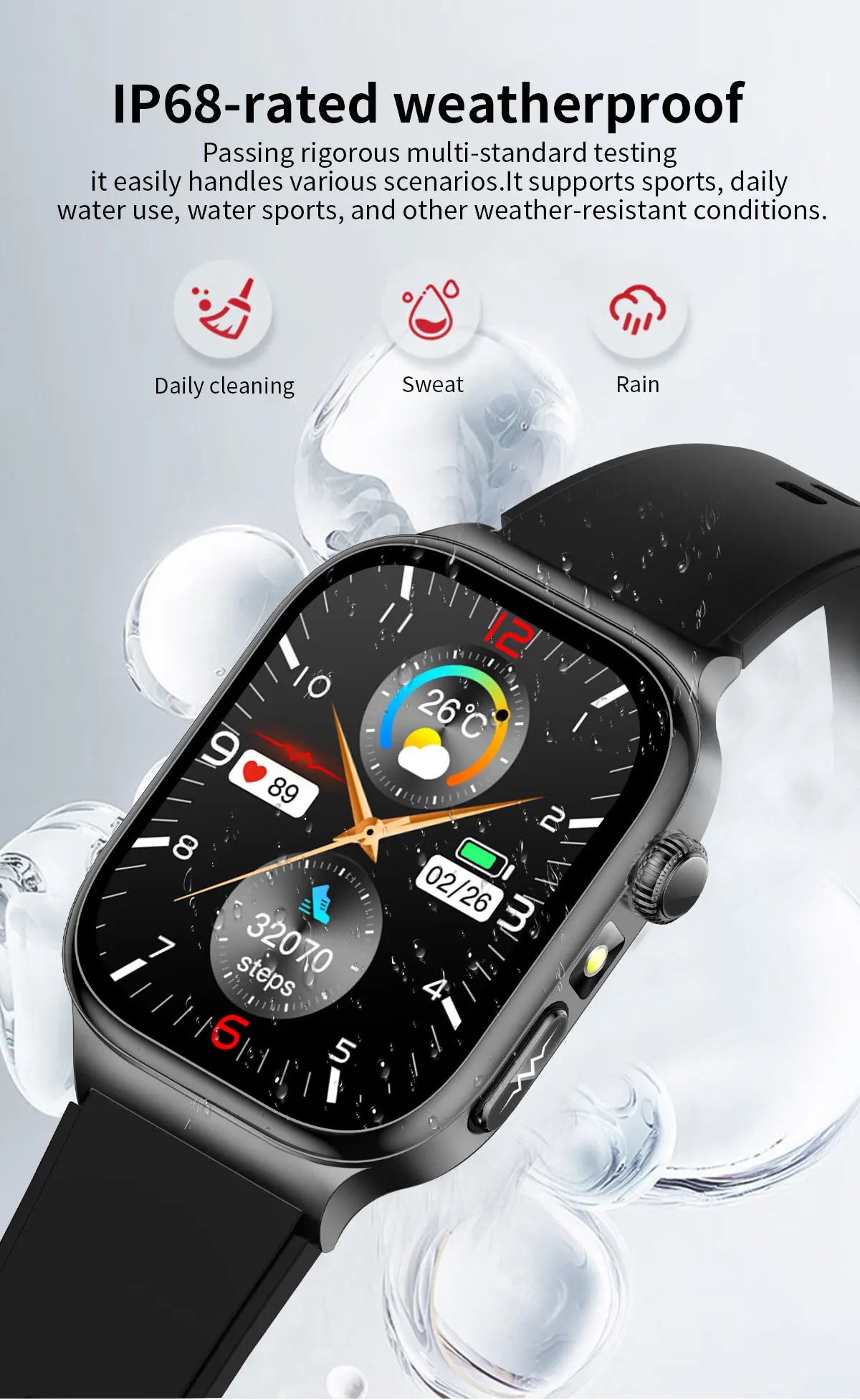 2025 New AI Human Health diagnosis ECG+HRV Smart Watch Blood Pressure Uric acid Blood lipid Bluetooth Call Smartwatch Men Women