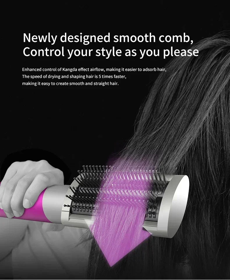 7-in-1 multifunctional curling iron  hair dryer and straightener set, styling tool that allows salon-quality styling at home