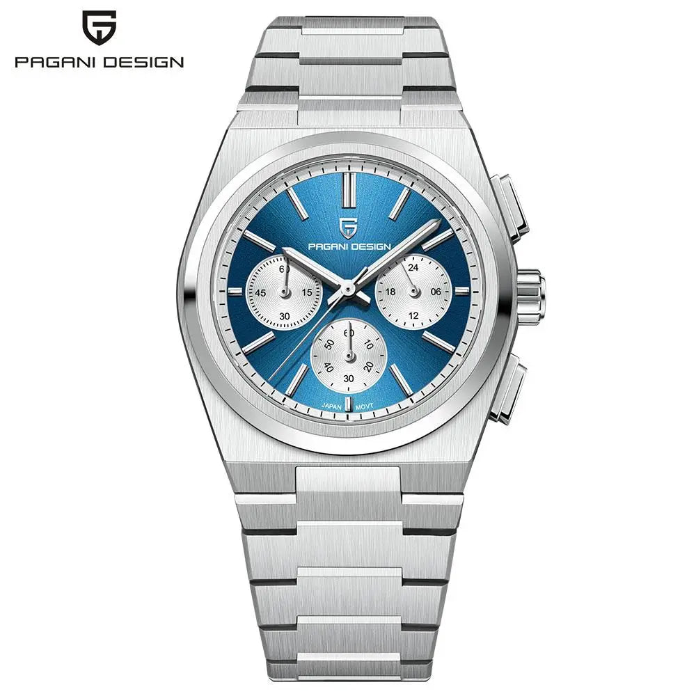 PAGANI DESIGN 2024 New Men Watches Quartz Business Watches VK63 Mens Clock Top Brand Luxury Watch Men Chronograph Watch for Men