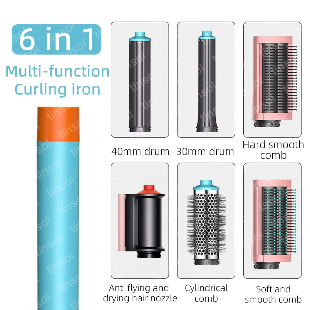 7-in-1 multifunctional curling iron  hair dryer and straightener set, styling tool that allows salon-quality styling at home