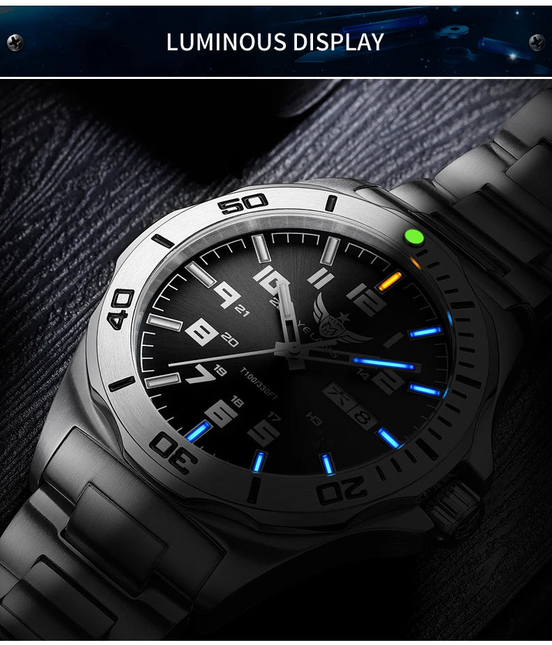 Yelang V1019 Brand 44MM Men Watch NH36 100M PROFESSIONAL WATERPROOF Deep Diving Mechanical Automatic Watch Sapphire Lens Reloj