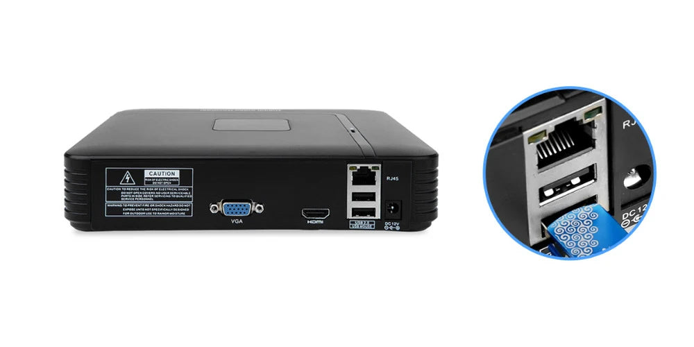 H.265+ Mini CCTV NVR 16CH Full HD 8MP 4K/5M/4M/3M/1080P Video Recorder Motion Detect P2P For IP Camera Security System