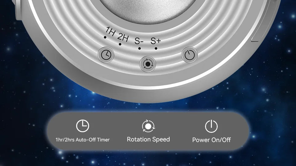 Night Light Galaxy Projector Starry Sky Projector Rotate Planetarium Lamp Night lamp For Room decoration and holiday gifts