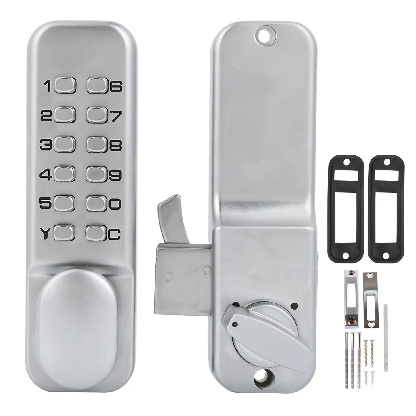 1-11 Digits Mechanical Combination Lock Sliding Door Keyless Access For Kitchen Office Balcony