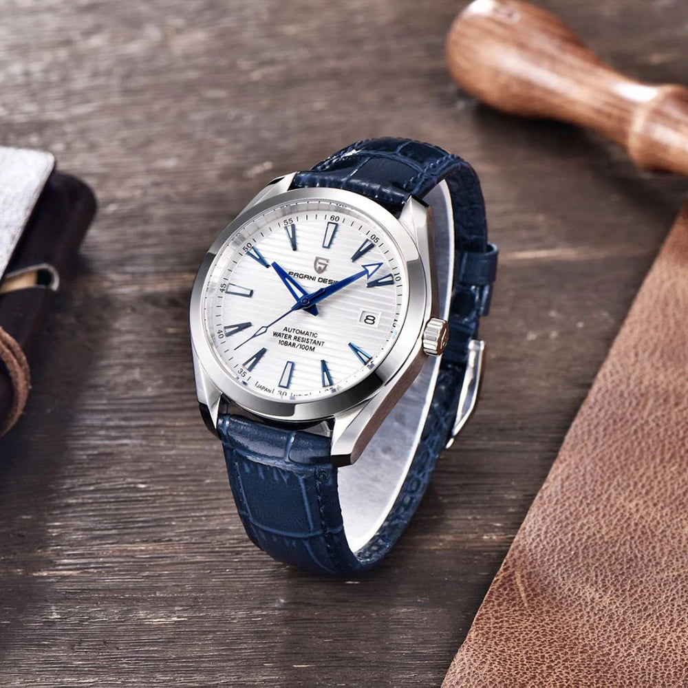 PAGANI DESIGN 2025 40MM Men's Watches Luxury Automatic Watch For Men Mechanical Watch Stainless Steel luminous business Watches