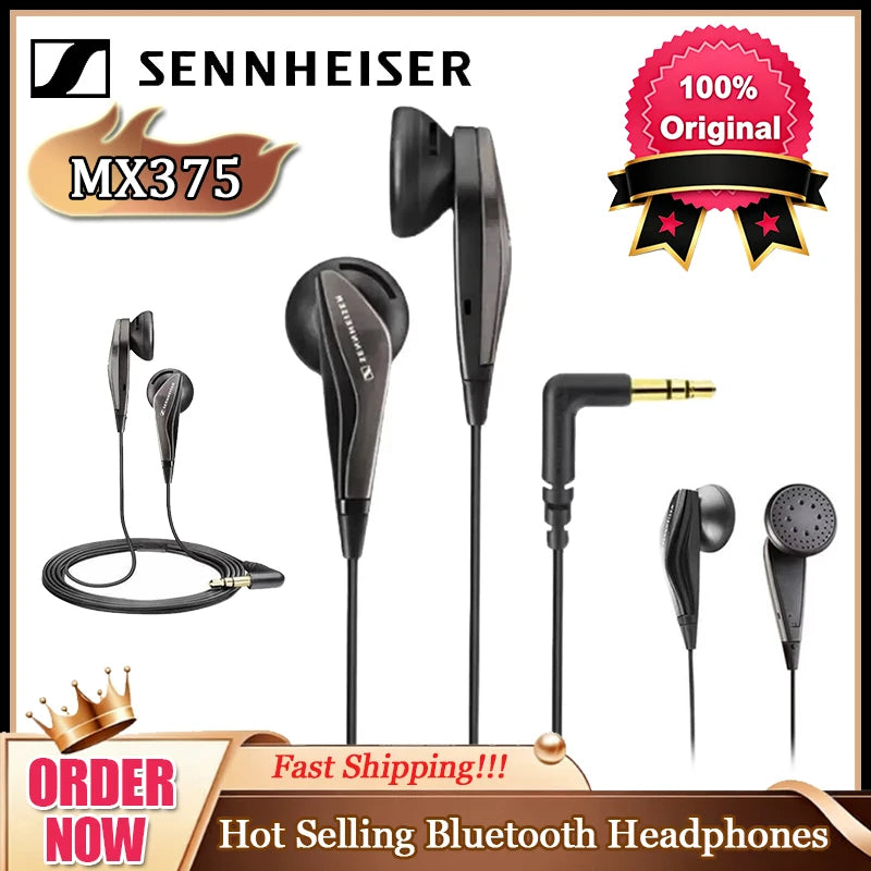 Sennheiser Wireless Bluetooth Headphones HD206 IE900 Sport Headphones HD400S Resolution HIFI Noise Reduce Original Microphone