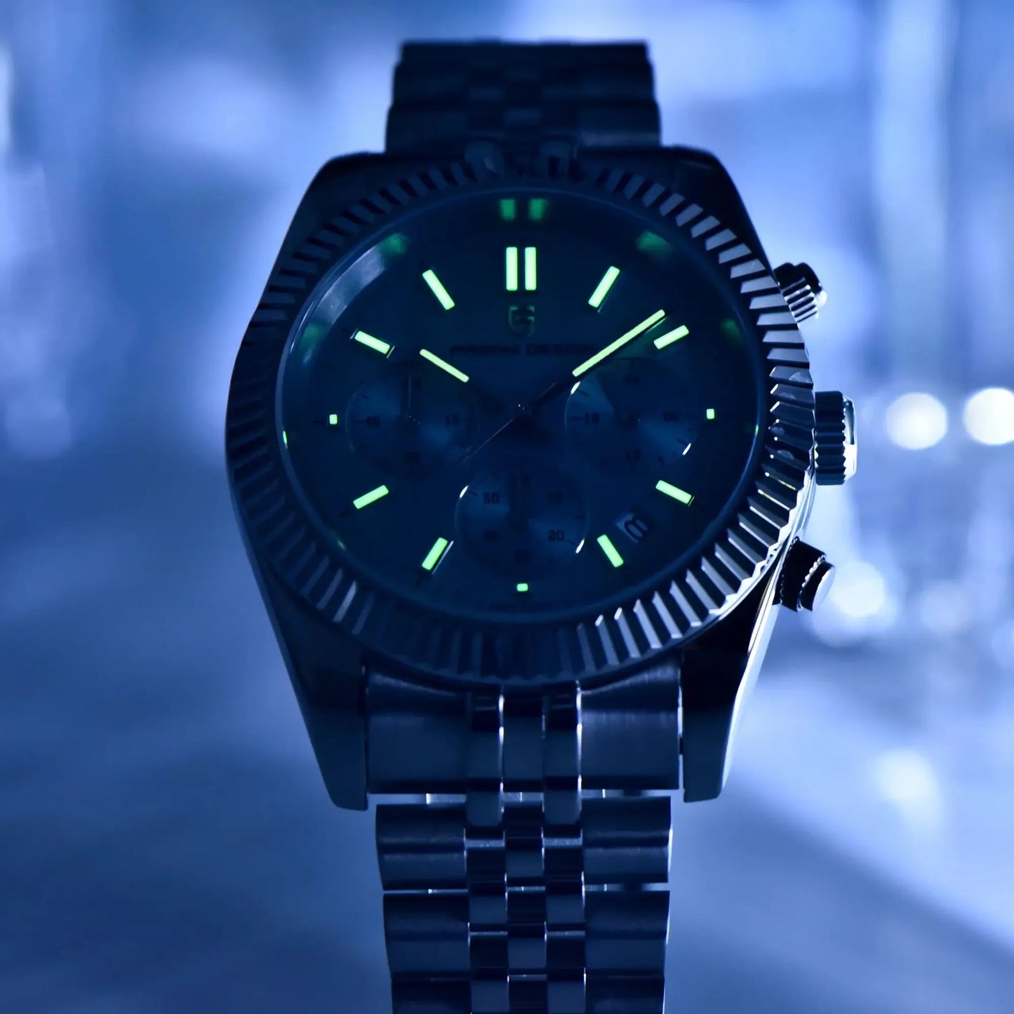 PAGANI DESIGN 2025 New PD1814 quartz watch VD53 thick 12mm stainless steel C3 sapphire watches for man pagani design watches