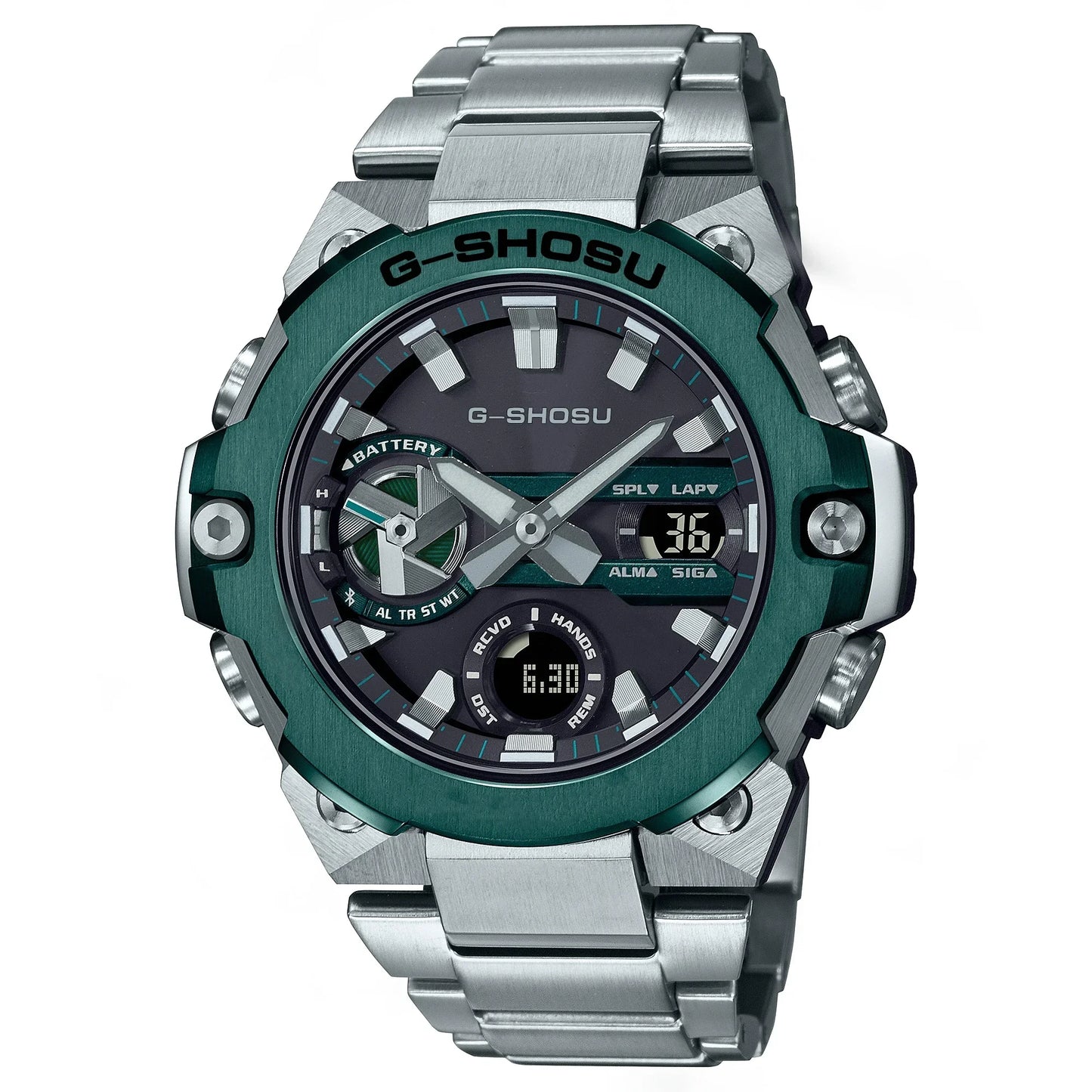 Sports Unisex Electronic Digital Watch Full Function World Time Automatic Hand Lifting etc GST Large Dial B400 Series