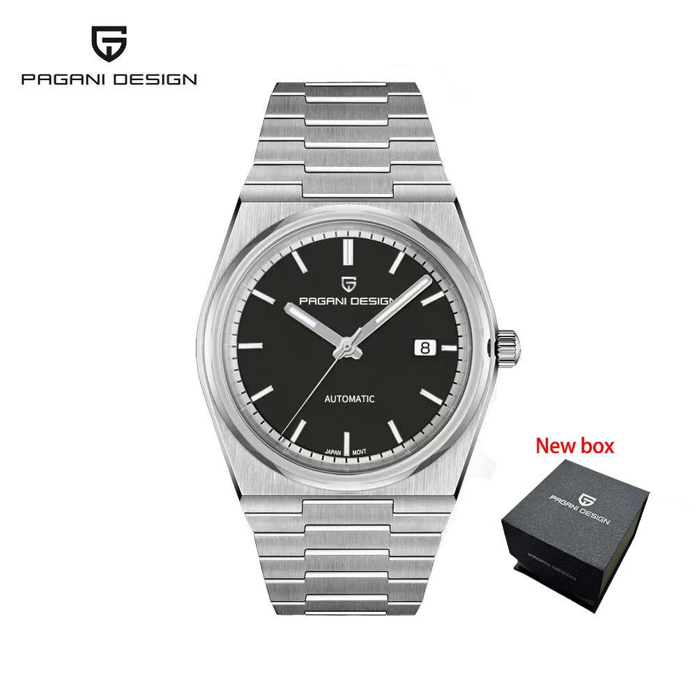 Pagani Design 2024 New 40MM Men's Automatic Mechanical Watch Nh35 Luminous C3 Sapphire Stainless Steel Waterproof 10Bar Reloj Ho