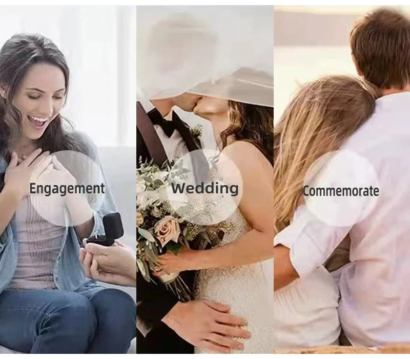 So-Bling 5ct Moissanite Ring 925 Sterling Silver Rings with Gra Certificate for Women Elegant Fine Luxury Quality Party Gift