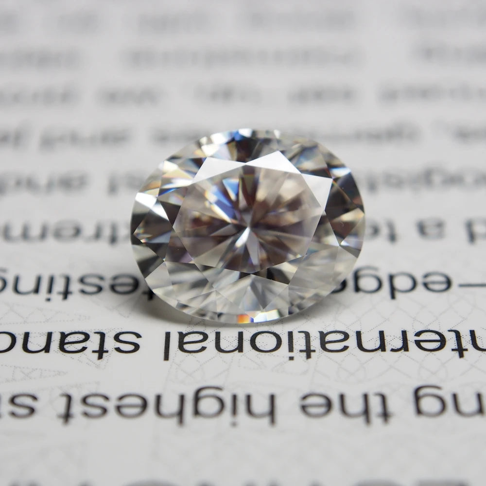 Earrings D Color Super White Moissanite Diamond Round / Oval / Pear / Radiant / Emerald / Heart / Princess / Cushion / Asscher Shape