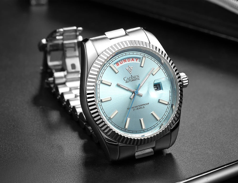 CADISEN DD40 Men Watches Luxury Automatic Watch Men AR Sapphire Glass Mechanical Wristwatch Men 10Bar MIYOTA 8285 Movt 2023 New