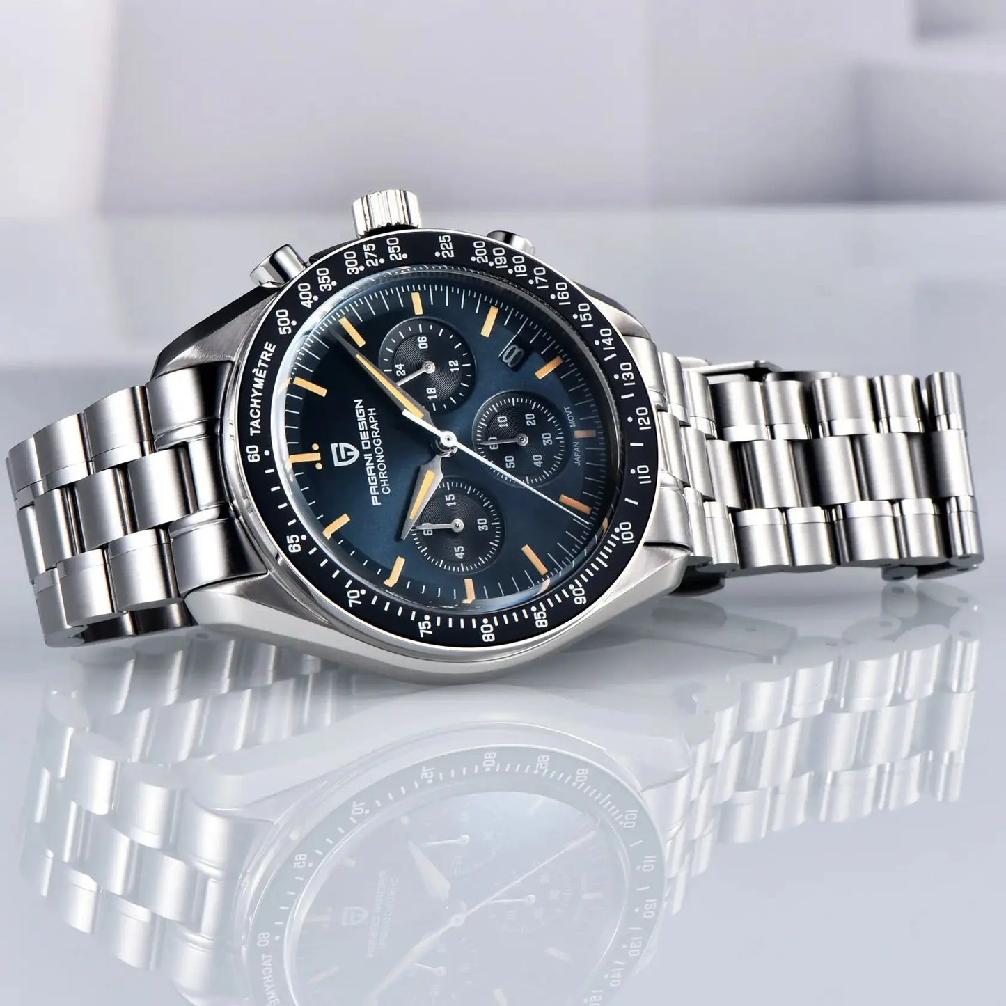 2025 New PAGANI DESIGN Tribute to CK2998 Moon Watch Retro Luxury Quartz Watches For Men Stainless steel Sport Chronograph Man