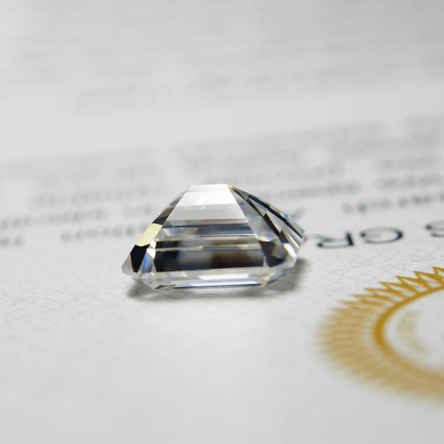 Earrings D Color Super White Moissanite Diamond Round / Oval / Pear / Radiant / Emerald / Heart / Princess / Cushion / Asscher Shape