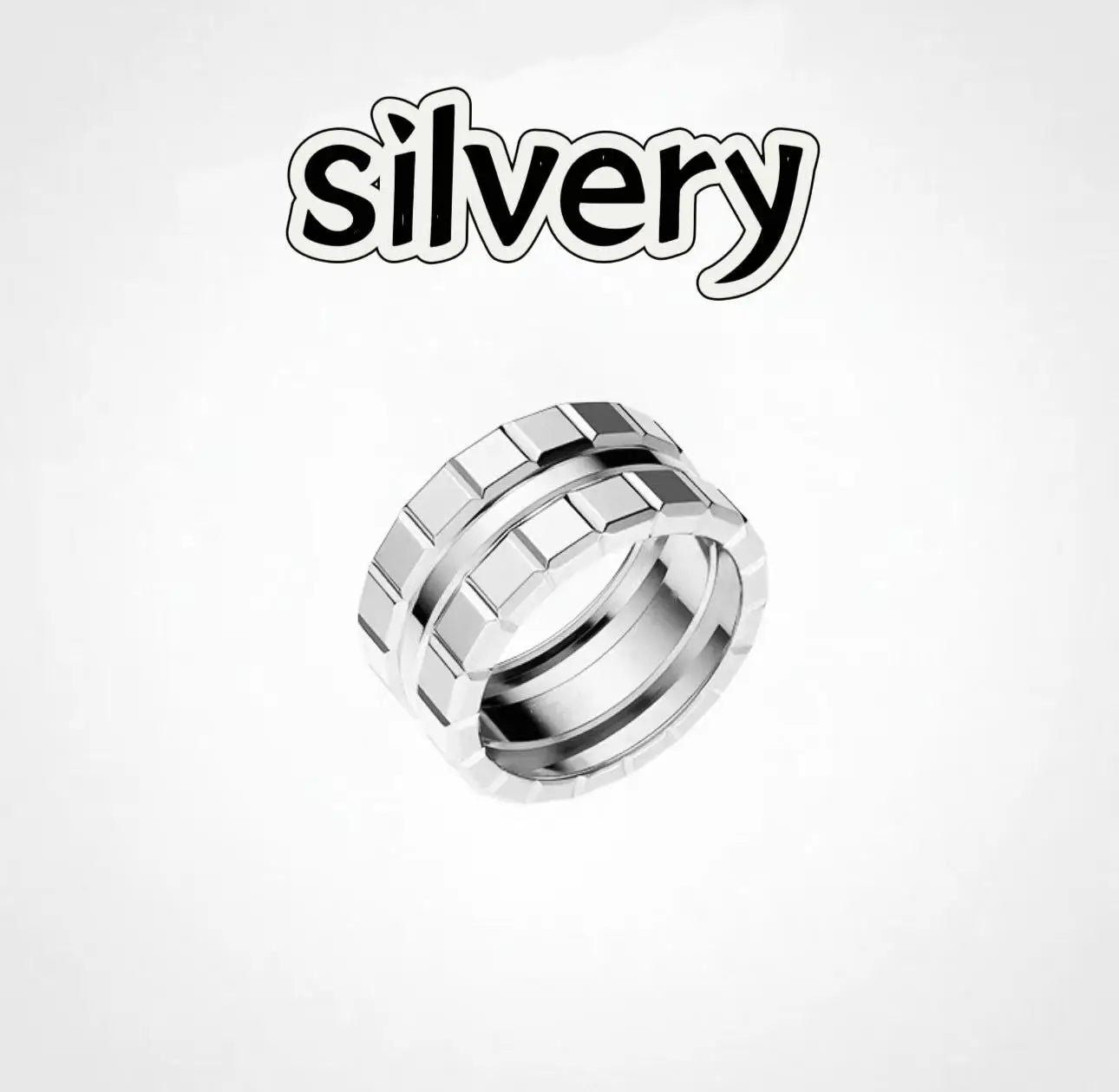 French  High-Quality S925 Sterling Silver Ice Cube Style Pave AAA Zirconia Lovers Ring For Women And Men Wedding Fashion Jewelry