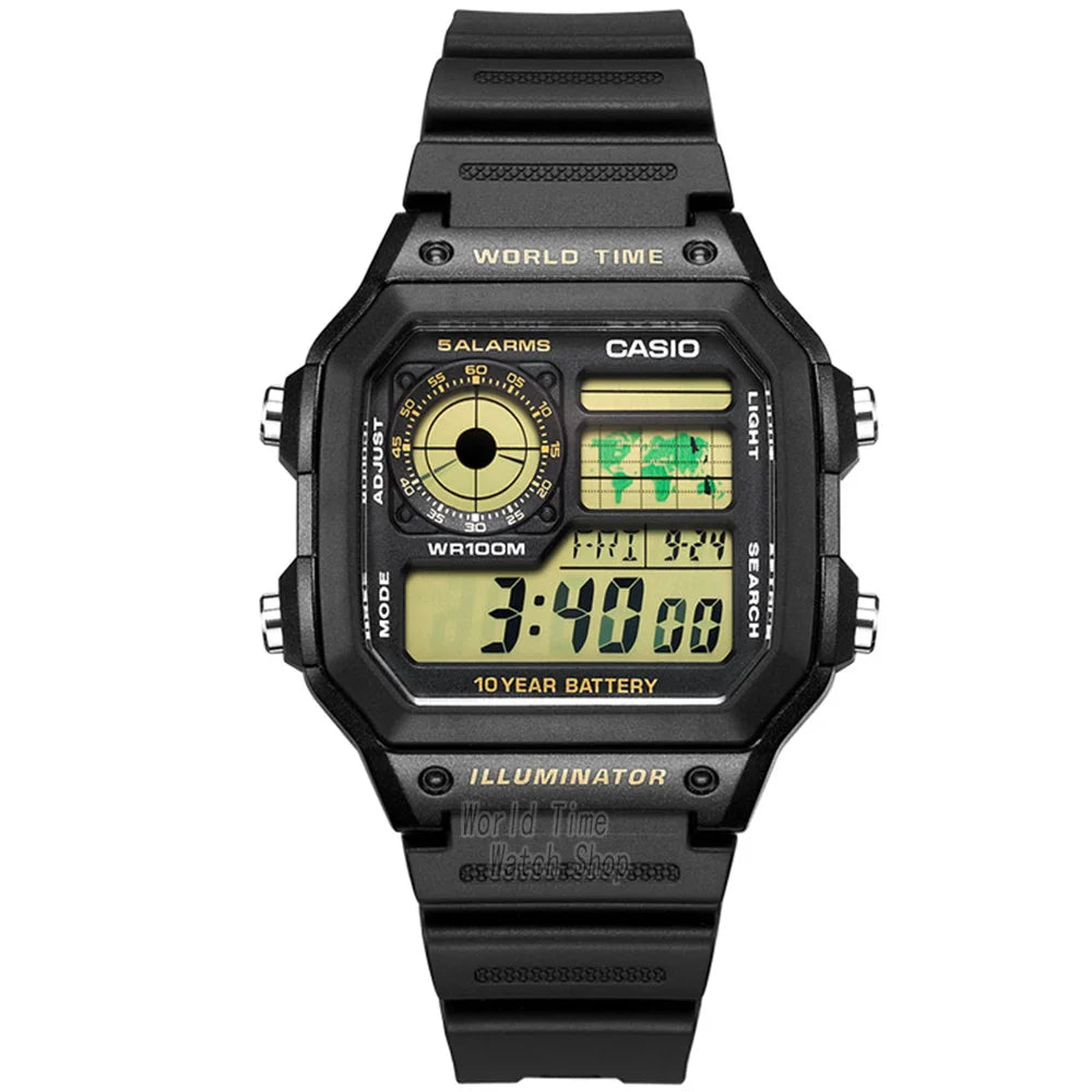 Casio watch Explosion watch men set luxury LED military digital watch sport quartz men watch relogio masculino AE-1200