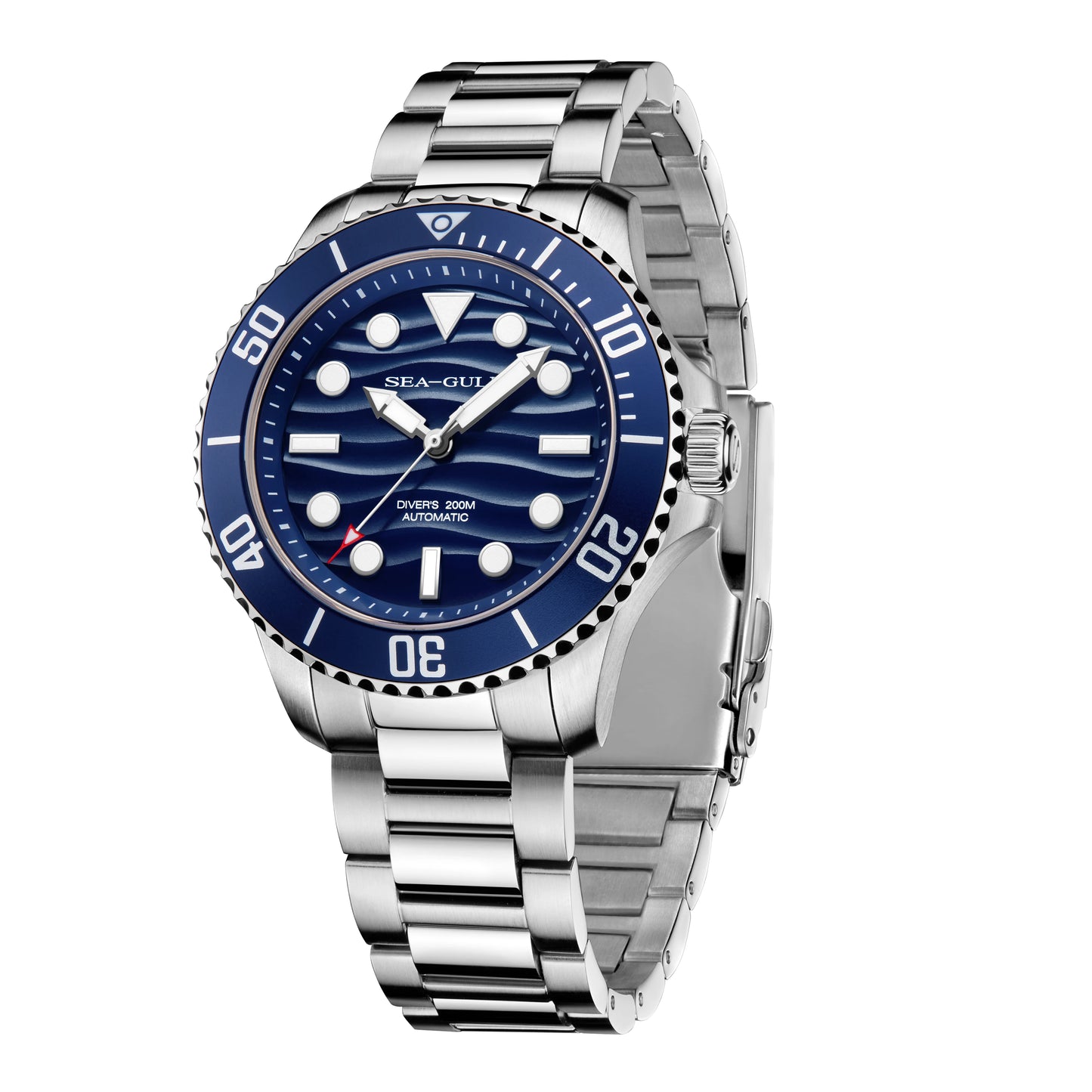 Seagull Automatic Man Watch Ocean Series 200M Waterproof Luminous Sapphire Crystal  Fashion Diving Mechanical Wristwatches 6203