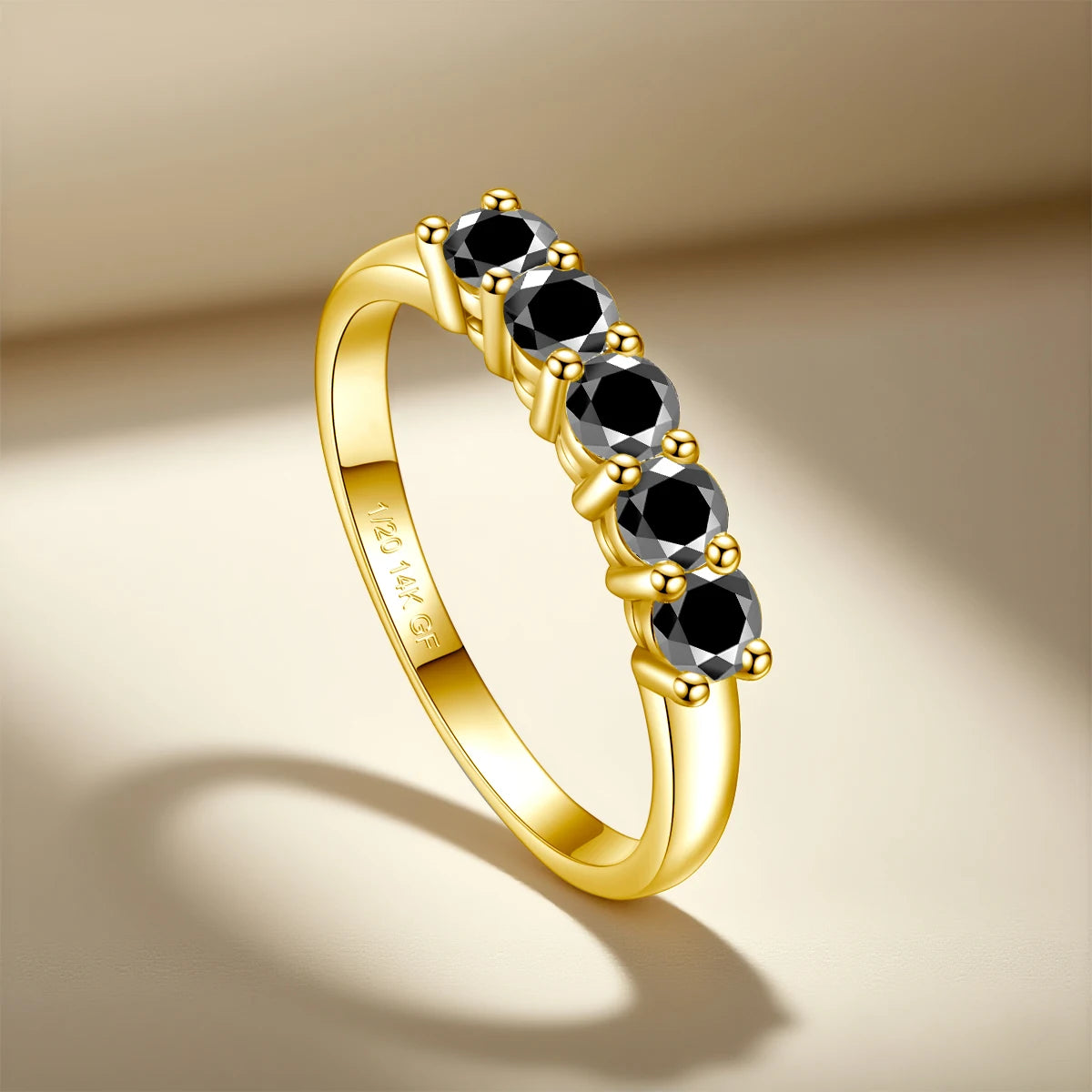 Szjinao 14K Gold Filled Rings For Woman 1.0CT 3.5mm Moissanite Diamond Wedding Jewelry No Tarnish Engagement Lady Gift Wholesale