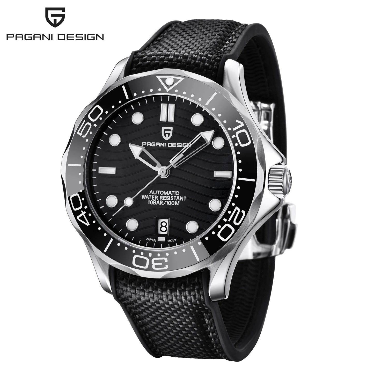 PAGANI DESIGN Men's Watches 2025 New Ceramic Bezel Luxury Automatic Watch For Men Mechanical Wristwatches Sapphire Mirror Clocks