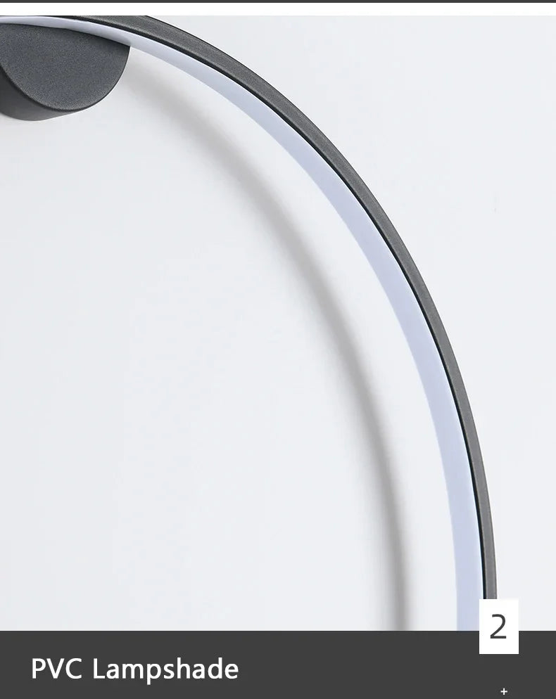 Nordic Minimalist Circle Background LED Wall Lamp Modern livingroom sofa wall lights Hotel Hall Bedside Sconces Light Home decor