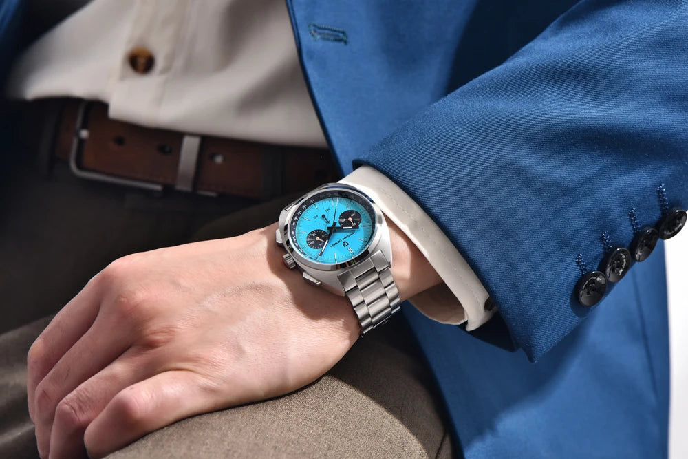 2025 New PAGANI DESIGN Men's Watches Top Luxury Quartz Watch For Men VK63 Chronograph Wristwatch Luminous AR Sapphire Clock Gift