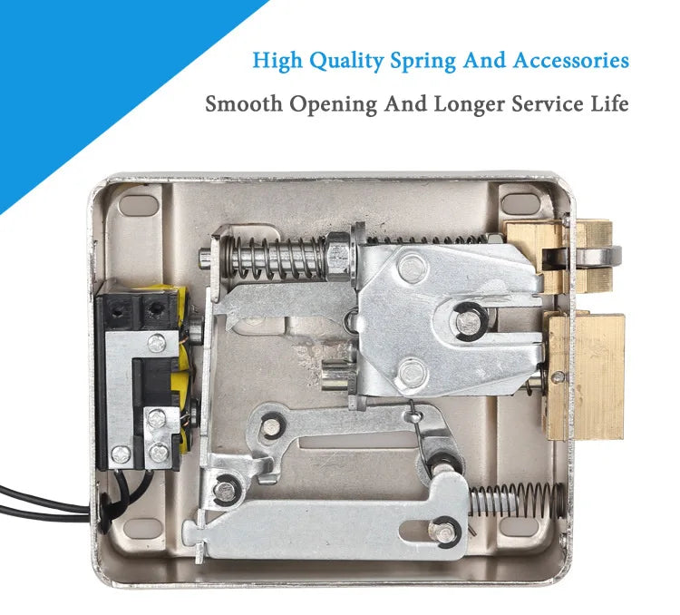 Electric Door Lock Anti-theft Double-headed Integrated Electronic Lock For 12V DC Access Control System Video Door Phone System