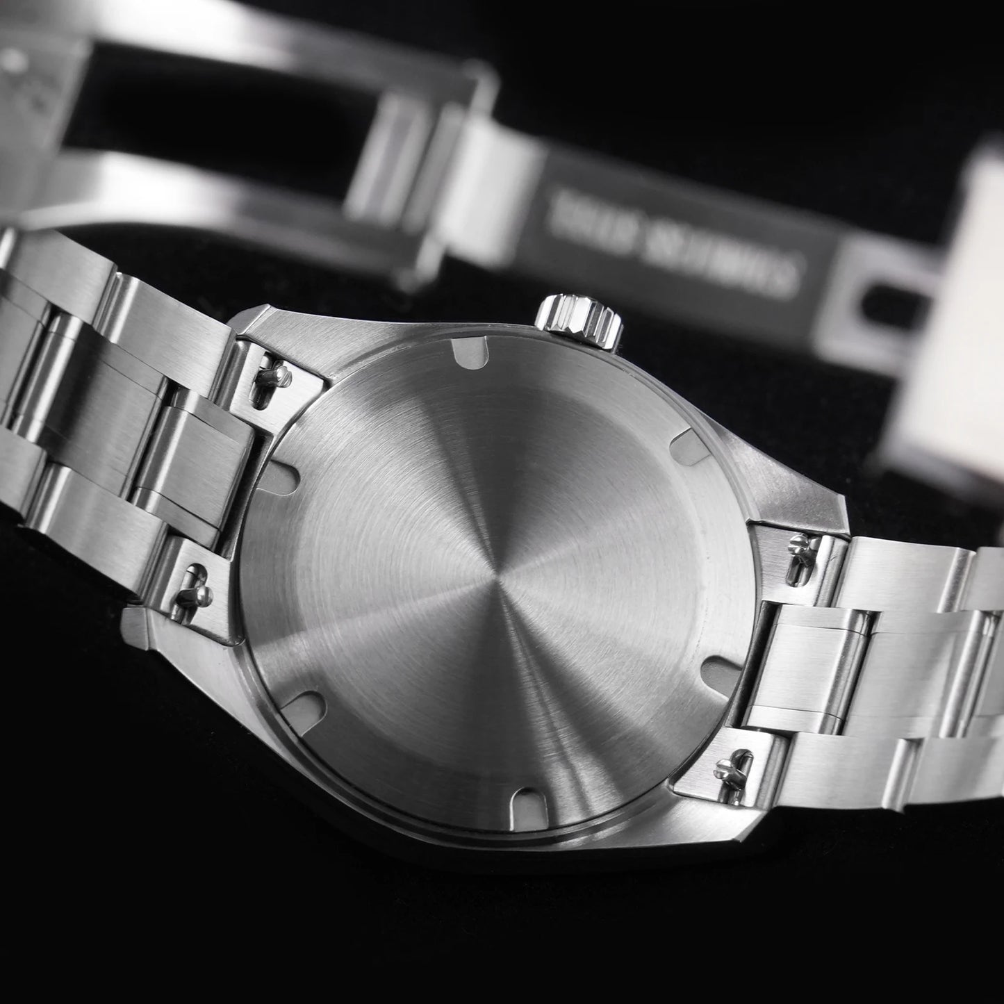 Watchdives WD0003C 38mm Men Watch VH31 Sweep Seconds Quartz Movement Sapphire ice Crack Dial Luminous 10Bar Waterproof Watches