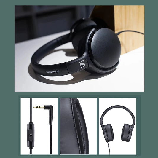 Sennheiser HD400S Headphones Head Mounted Wired with Microphone, Low Bass Noise Reduction, Esports Games Closed Ear Pack