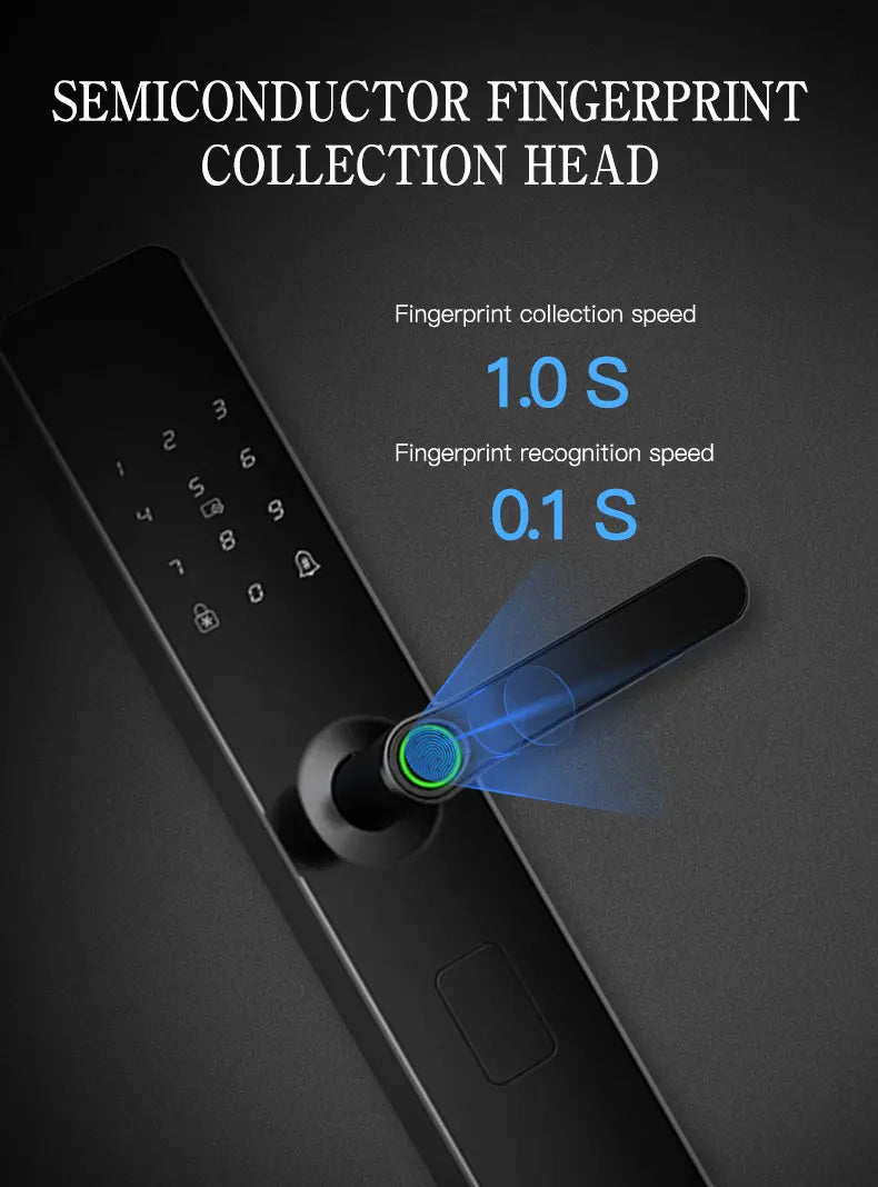 TTLOCK Smart lock with Fingerprint Password IC Card Unlock Support USB Emergency Charge ﻿for Hotel Apartment