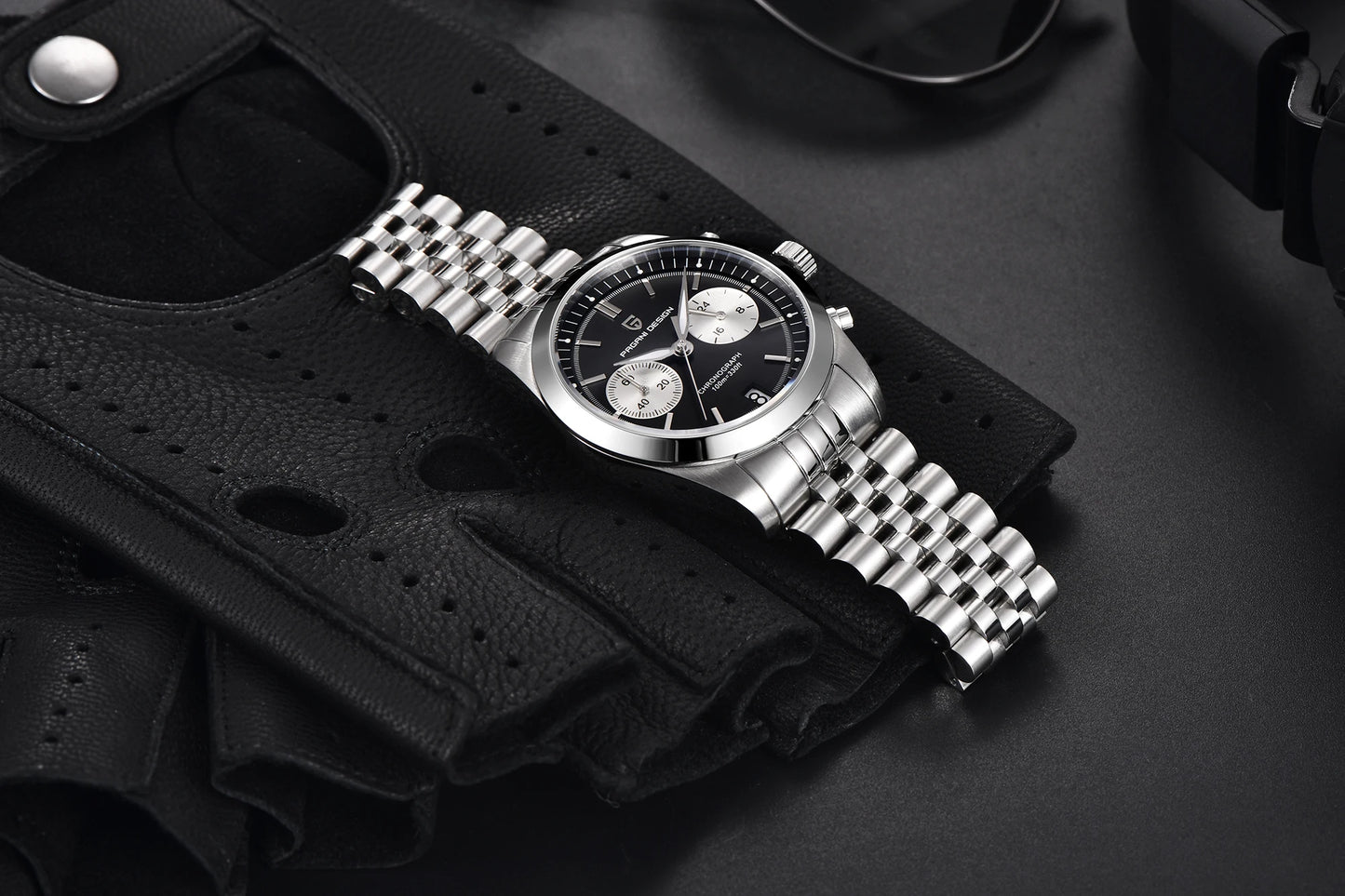 PAGANI DESIGN Fashion Men's Quartz Wristwatches PD1775 Sapphire Glass Stainless steel strap VK64 Movement watch for men