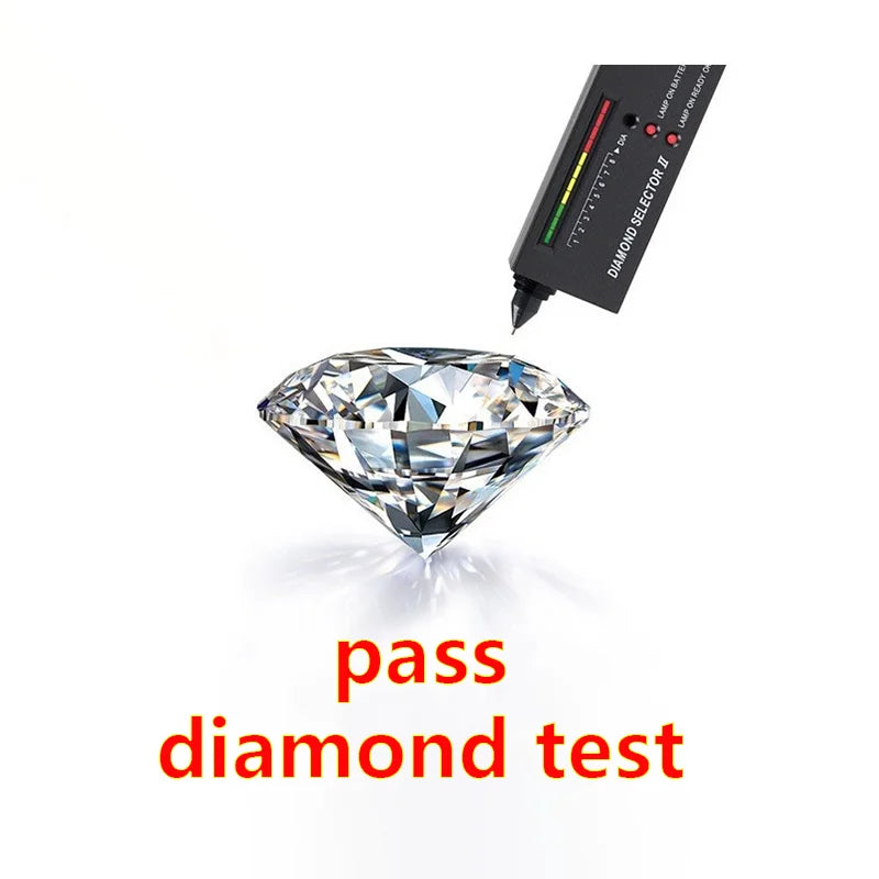 Royal blue Moissanite Bracelets for Women Hip hop Original 925 Sterling Silver Jewelry Women's man's Moissanite Tennis Chain