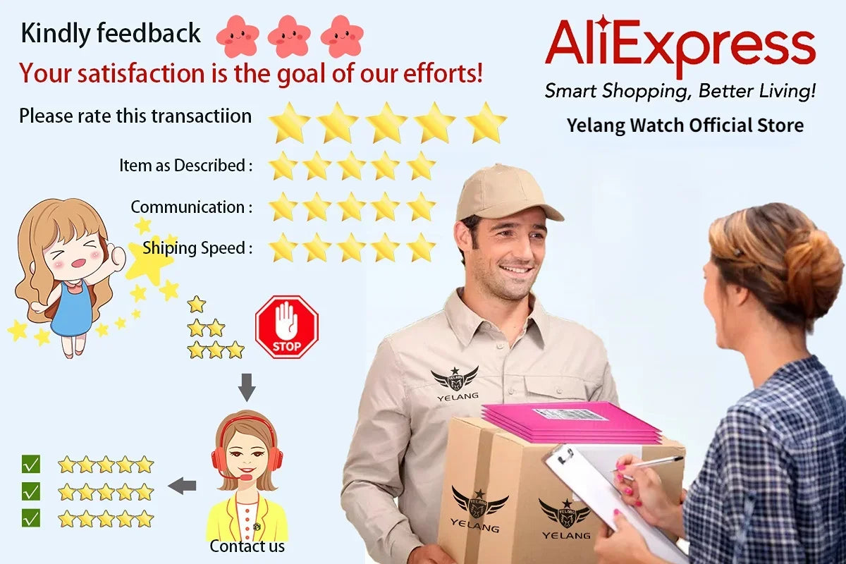 YELANG  V1036 42mm Men Quartz Watch Luminous 10 Years Lithium Movement Rotated Dial 30ATM 300m Waterproof Military Style Watches