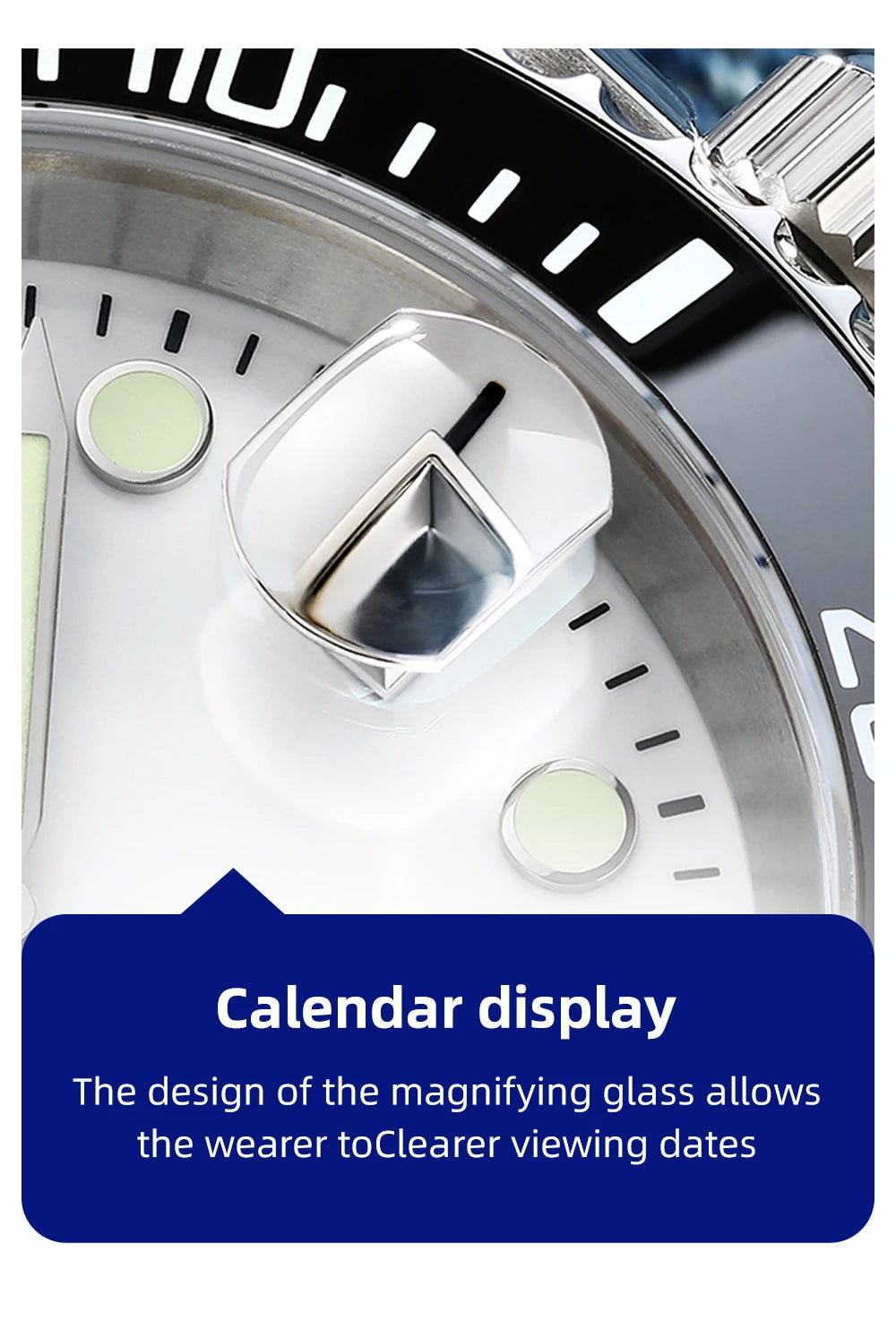 ADDIESDIVE High Quality Luxury Men Quartz Watch 20Bar BGW9 Super Luminous relógio masculino 316L Stainless Steel Dive WristWatch