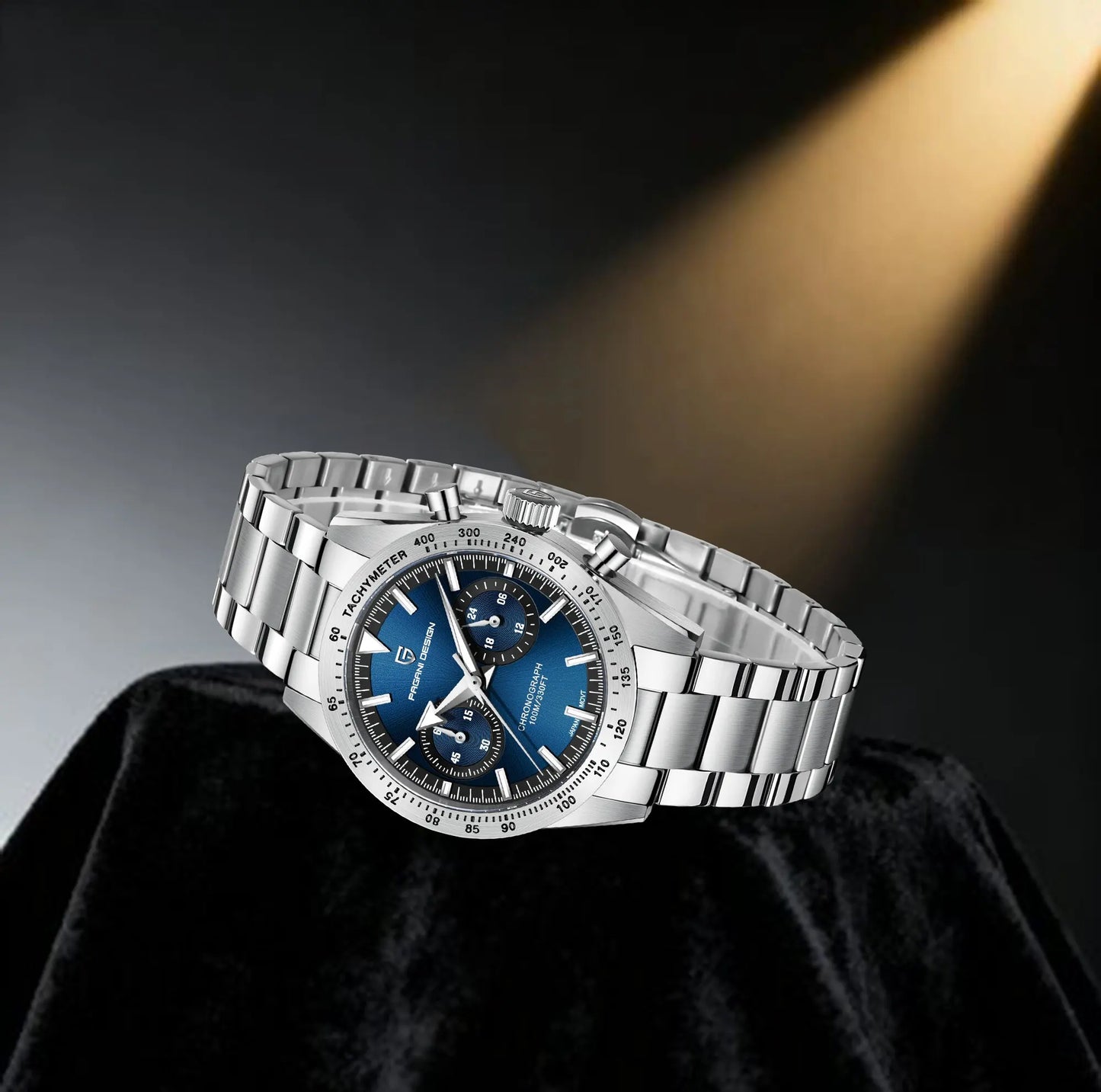 PAGANI DESIGN 2025 New Men Quartz Watch Exquisite Craftsmanship Luxury Classic Style Sapphire Glass Chronograph 100m Waterproof