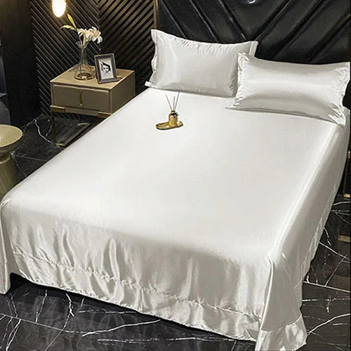 blending Mulberry Silk Bedding Set Silky High-end Queen Size Duvet Cover Set with Fitted Sheet Luxury Bedding Sets King Bed Sets