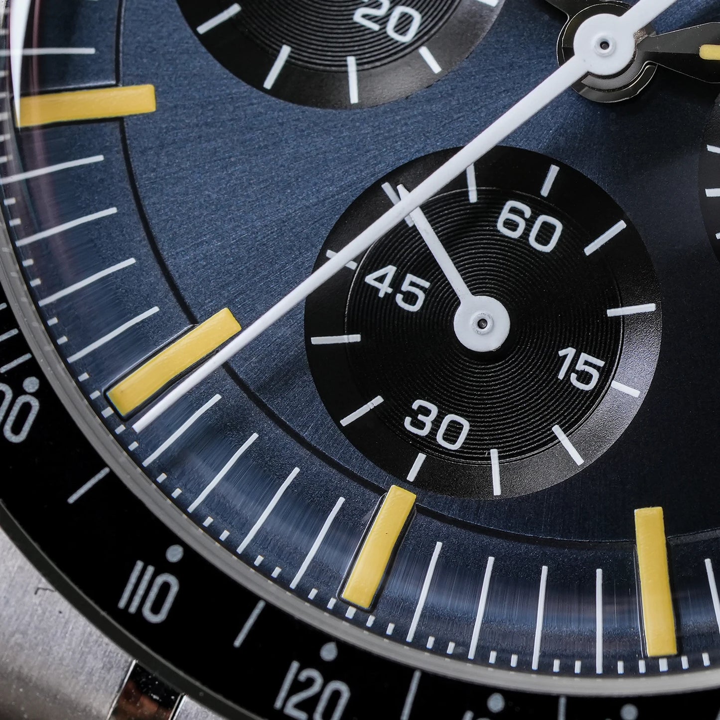 Watchdives WD1863 VK63 Quartz Chronograph Movement Bubble Sapphire Crystal 100m Waterproof Luminous 39mm Vintage Watches