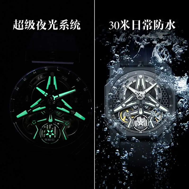 Pagani Designs Watches For Men Multifunctiona Chronograph Wristwatch Waterproof Luminous Mens Automatic Watch Reloj Montre Homme