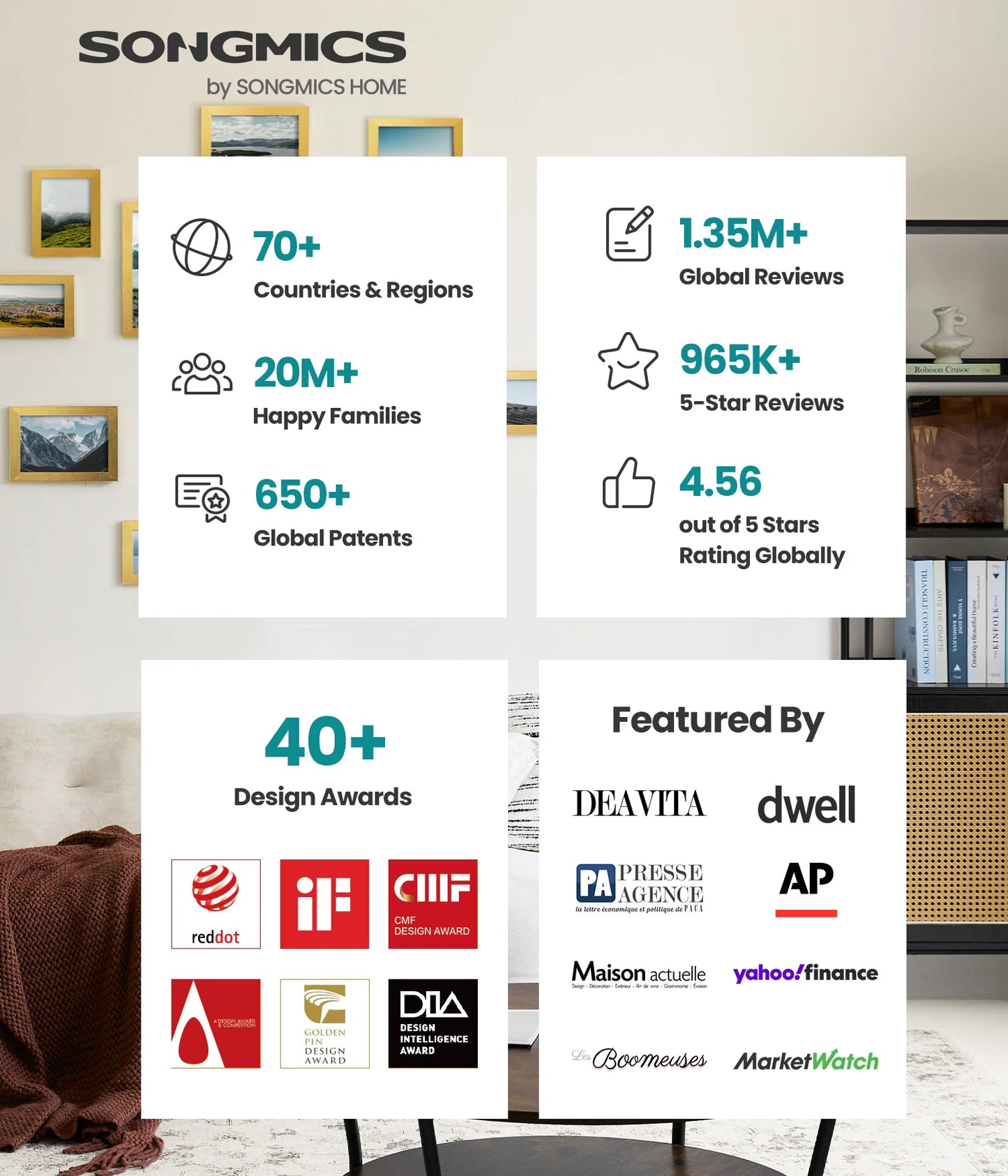 SONGMICS 12-Slot Watch Box, 2-Tier Watch Display Case with Large Glass Lid, Removable Watch Pillows, Velvet Lining, Jewelry Box