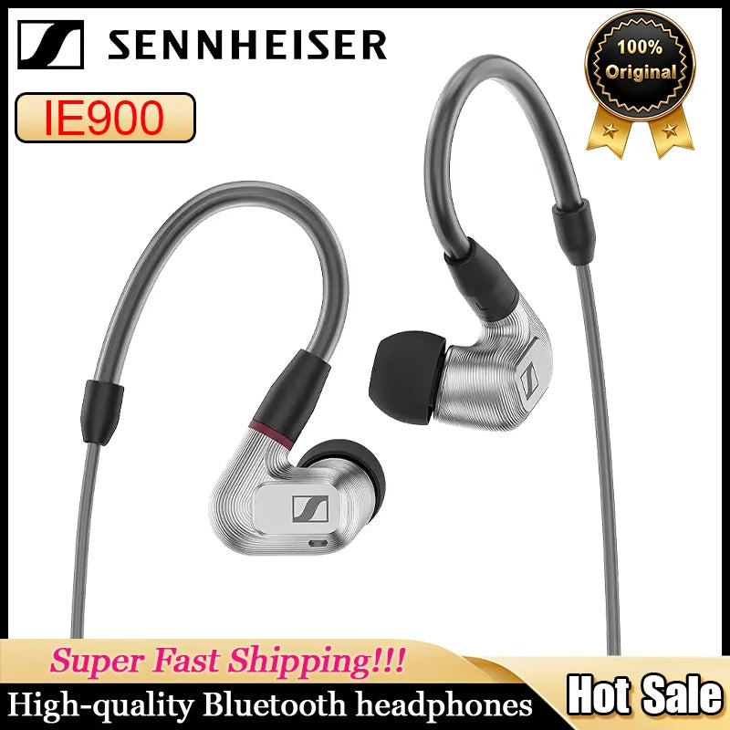 Sennheiser Wireless Bluetooth Headphones CX300II IE900 Sport Headphones HD400S Resolution HIFI Noise Reduce Original Microphone