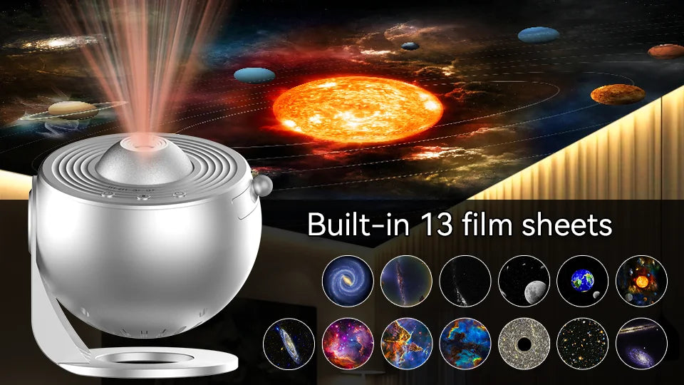 Night Light Galaxy Projector Starry Sky Projector Rotate Planetarium Lamp Night lamp For Room decoration and holiday gifts