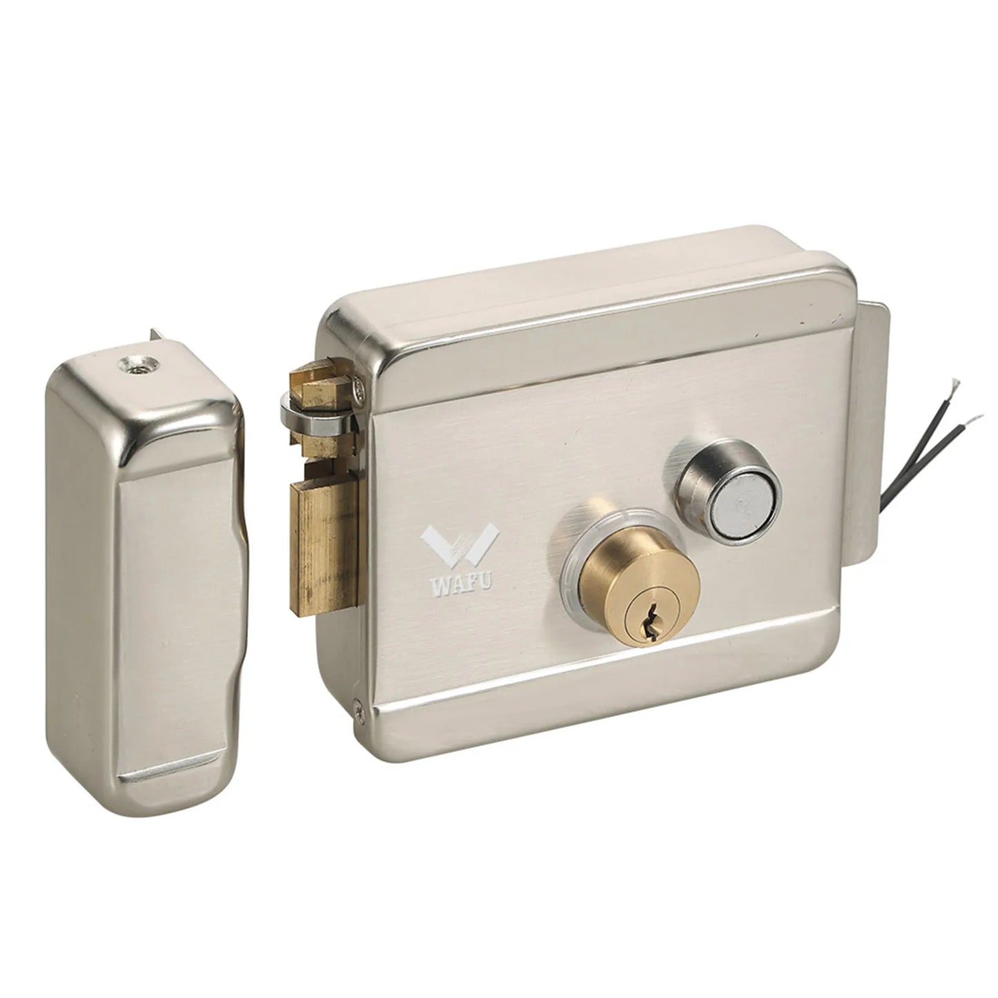 WAFU Smart Electric Gate Door Lock Secure Electric Metallic Lock Electronic Door Lock Door Access Control for Home Office