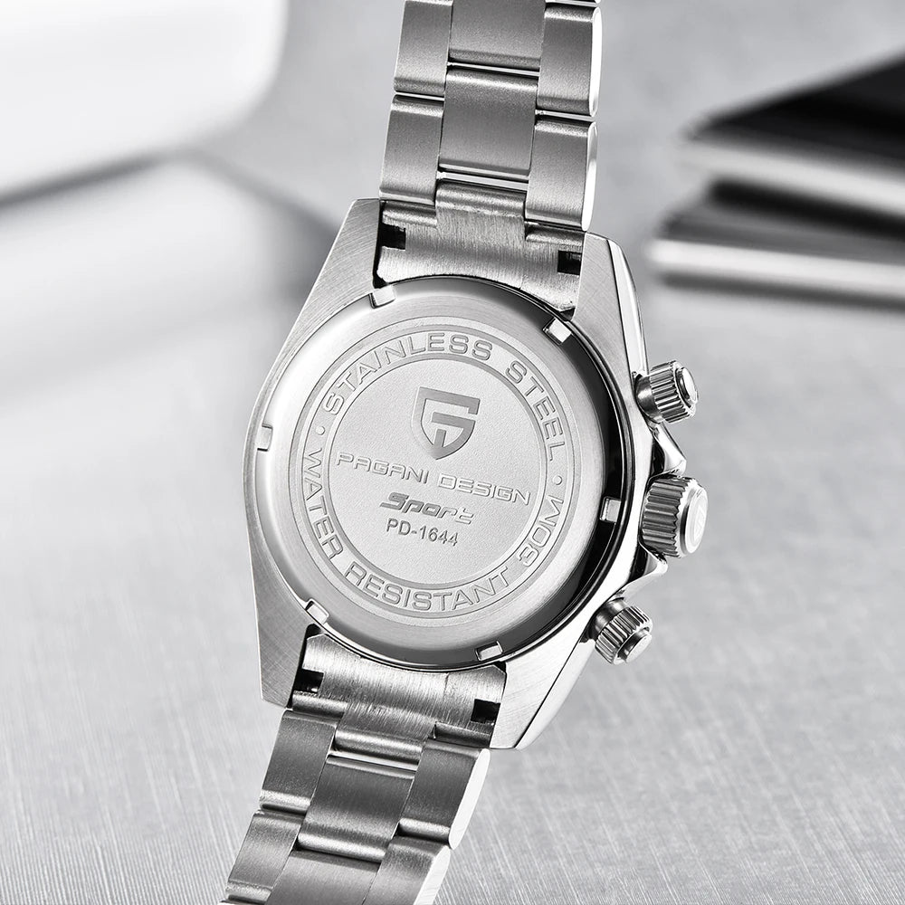 2025 New PAGANI DESIGN Rainbow Circle PD1644 Luxury Quartz Watch For Men Automatic Wristwatches Men Sport Waterproof Chronograph