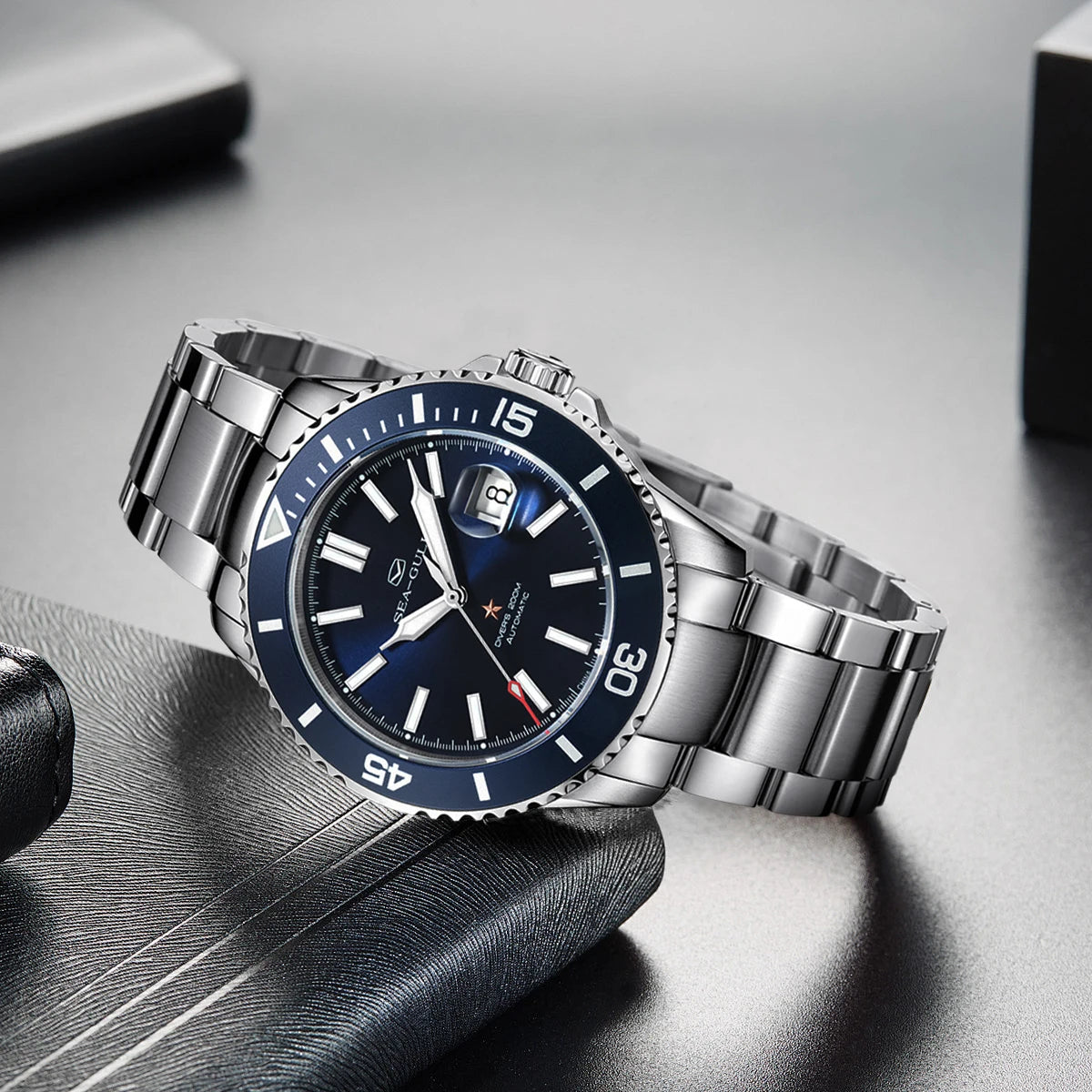 Seagull relogio masculino Men Watch 200m Diving Business Waterproof Fashion Automatic Mechanical Watch Ocean Series 816.32.1523