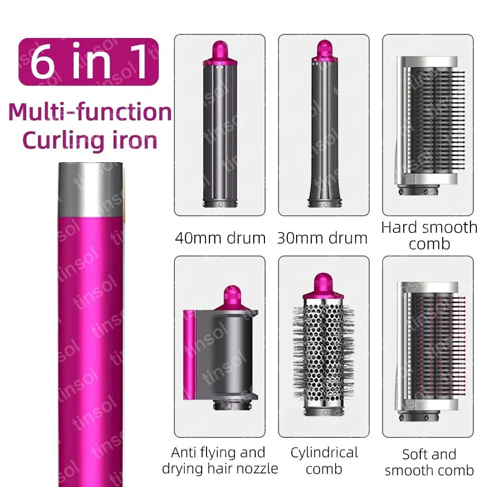 7-in-1 Multi-Function Hair Dryer Curling Iron and Straightener Set—Achieve salon-quality styling results right at home