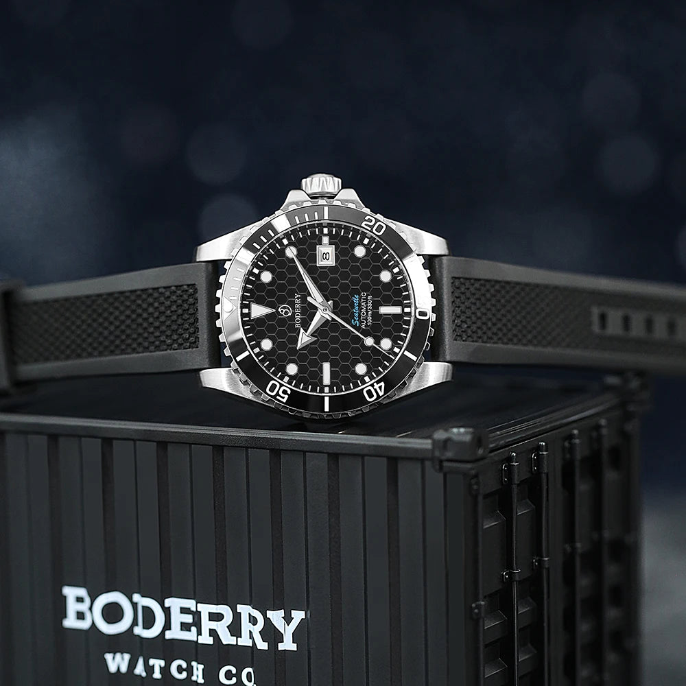 Boderry Seaturtle Titanium Diver Watch Men Luxury Bronze Watches Automatic Mechanical Wristwatch Sport 200M Waterproof Luminous