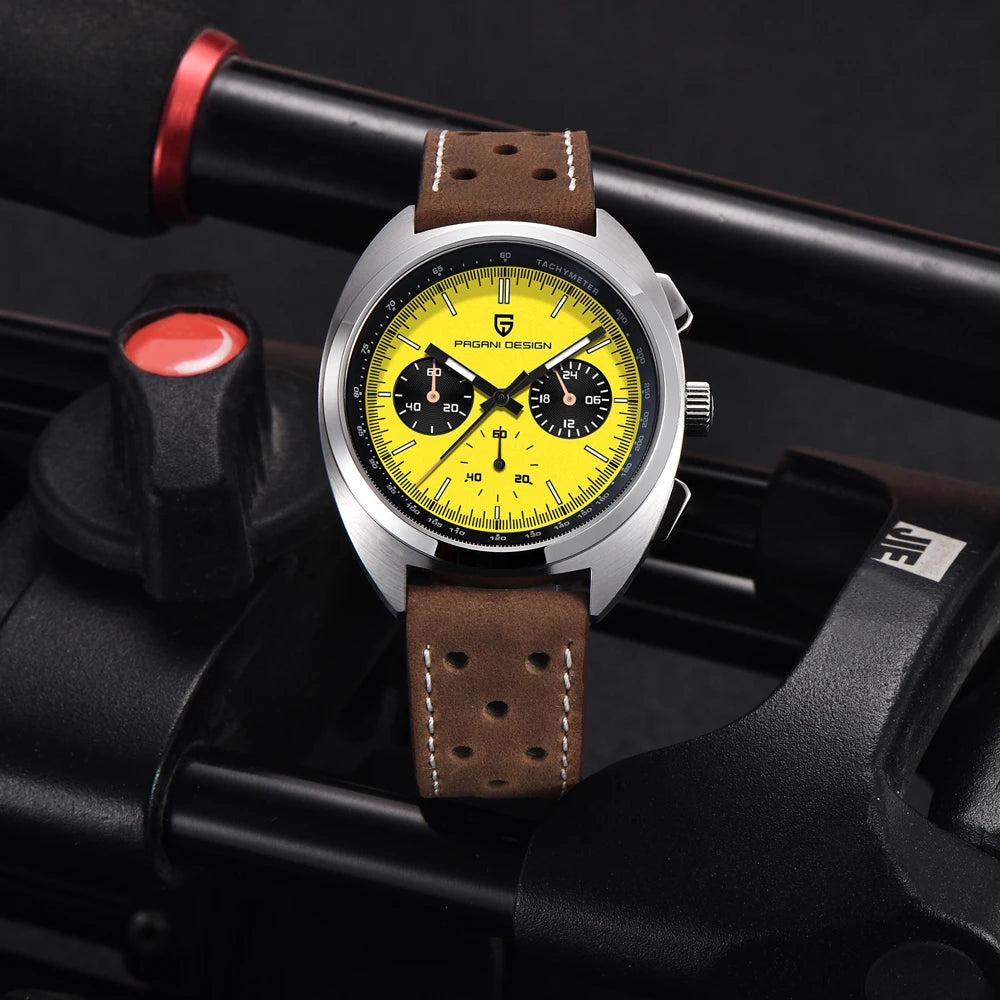 2025 New PAGANI DESIGN Men's Watches Top Luxury Quartz Watch For Men VK63 Chronograph Wristwatch Luminous AR Sapphire Clock Gift